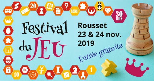 Affiche du Festival du jeu de Rousset