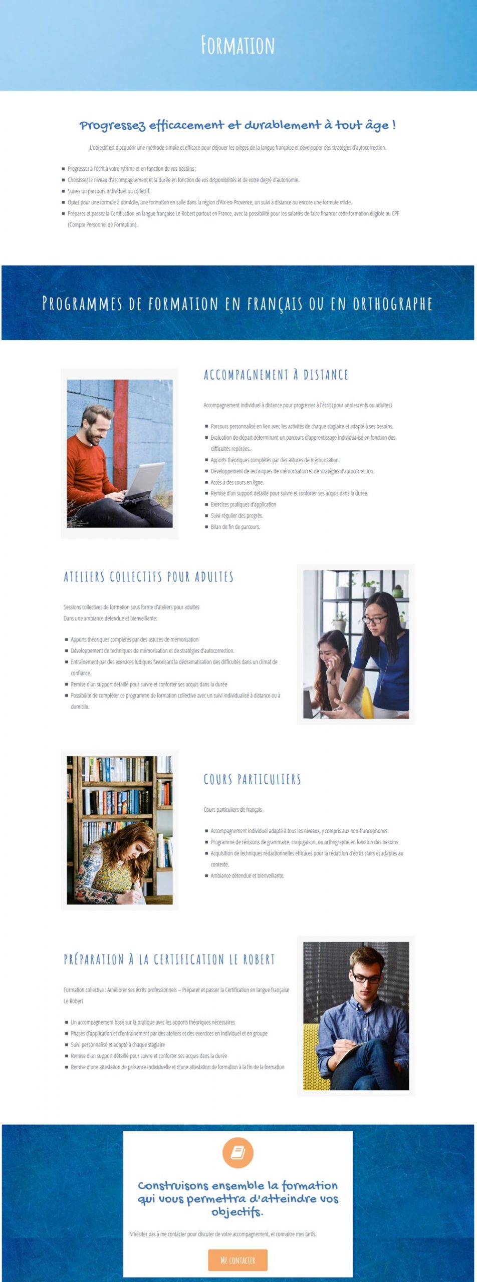 webdesign charte graphique site internet formation